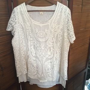 Layered Lace Top